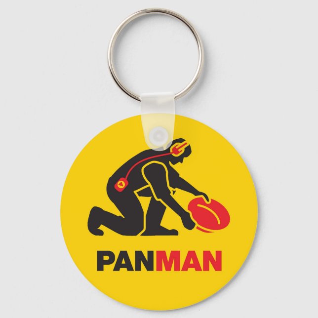 Gold Panning Key Ring (Front)