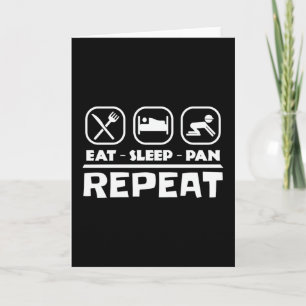 Gold panning prospecting East Sleep Pan Repeat Card