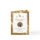 Gold Pastor Appreciation Church Anniversary