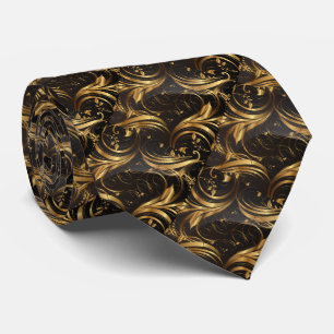 Gold Pattern 1 Tie