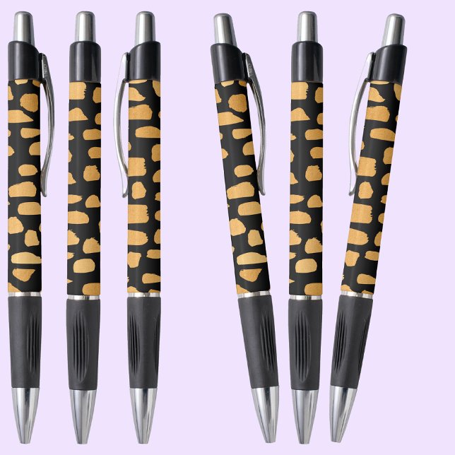 Gold Pattern       Black Ink Pen (Creator Uploaded)