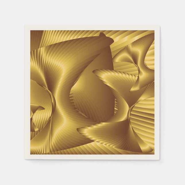 Gold Pattern Napkin (Front)