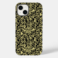 Gold Pattern On Black