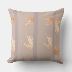 Gold Pattern Reversible Pillow