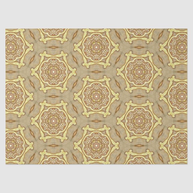 Gold Pattern Tissue Paper (Front)