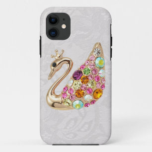 Gold Peacock & Jewels Paisley Lace iPhone 5 Case