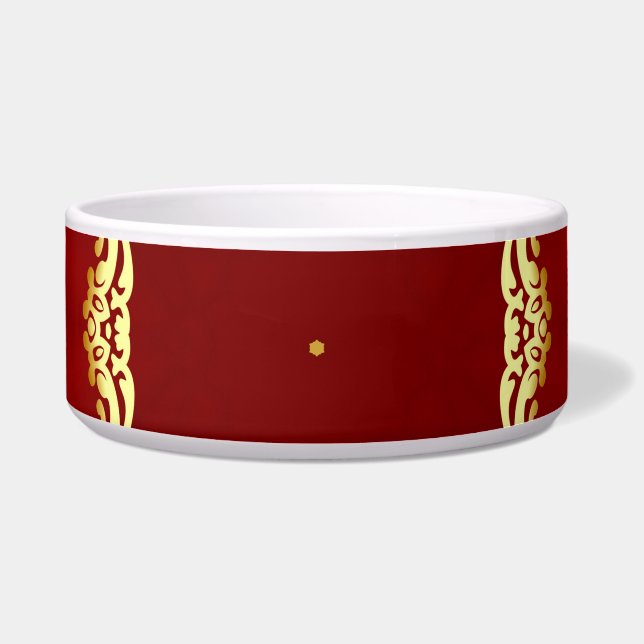 Gold pearl: decorative frame illustration. (Front)
