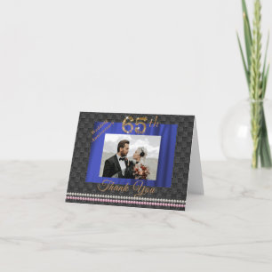 Gold & Pearls 65th Wedding Anniversary Thank You