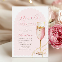 Gold Pearls and Prosecco Pink Bridal Shower