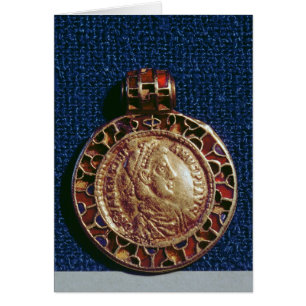 Gold pendant in the form of a coin