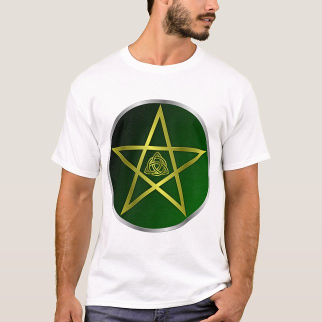 Gold pentacle T-Shirt (Front)