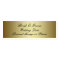 Gold Personalised Wedding Favour Tag Template