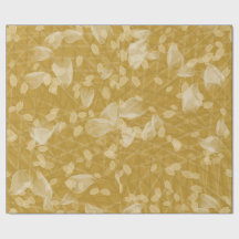 Gold Petal giftwrapping paper