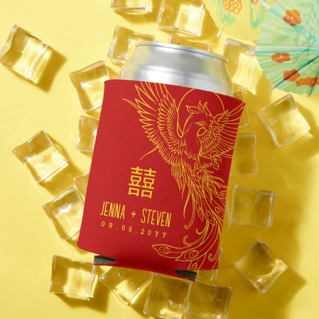 Gold Phoenix | Double Happiness Can Cooler (In Situ Summer)