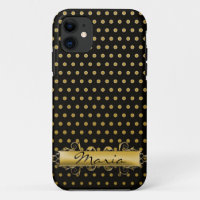 Gold Pin Dots with nameplate
