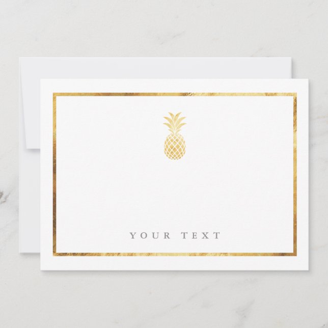 Gold Pineapple insert card (Front)