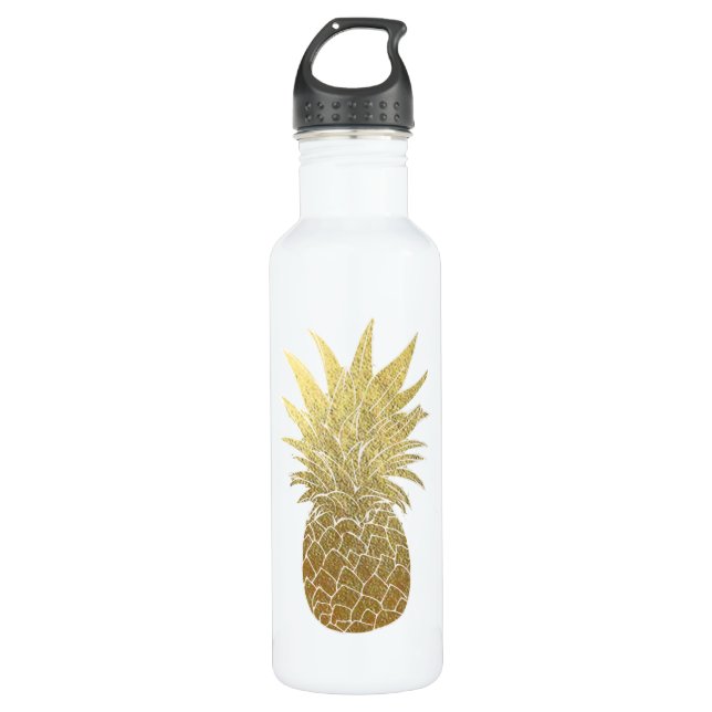 Gold Pineapple Waterbottle 710 Ml Water Bottle (Front)