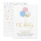 Gold, Pink, Blue Balloons | Oh Baby Baby Shower