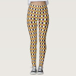 Gold Pink Chocolate Ivory Plaid Leggings<br><div class="desc">... </div>