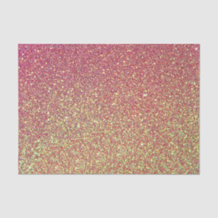 Gold Pink Glitter Texture Tissue Paper