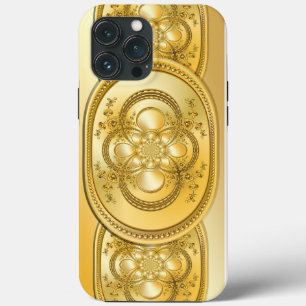Gold Plate iPhone 13 Pro Max Case