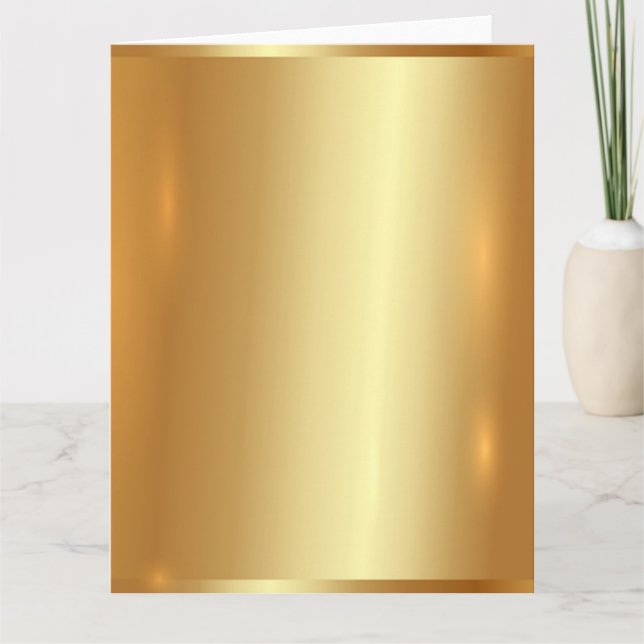 Gold plate,golden,shining,,elegant,chic,elegant, card (Front)