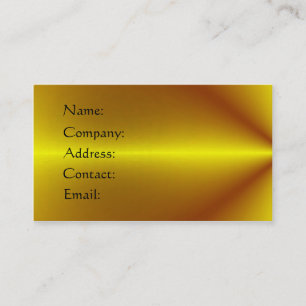 Gold Plated Business Card