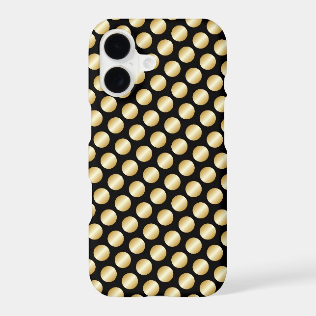 Gold Polka Dot Design (Back)