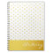 Gold polka dots and monogram - custom