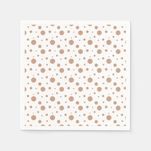 Gold polka dots napkins coffee mug
