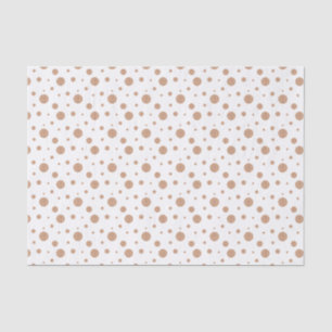 Gold polka dots napkins tissue paper
