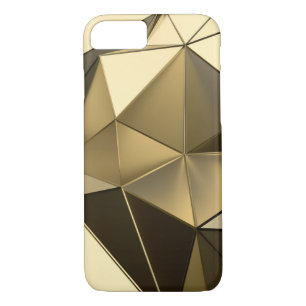 gold polygon design iPhone 8/7 case