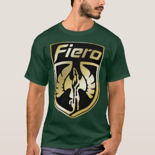 Gold Pontiac Fiero Logo T-Shirt