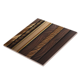 Gold Popular Wood Art Lamperia Collection Tile