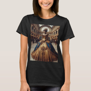 Gold Princess Steampunk Victorian Industrial T-Shirt
