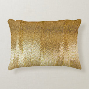 Gold Print Decorative Cushion