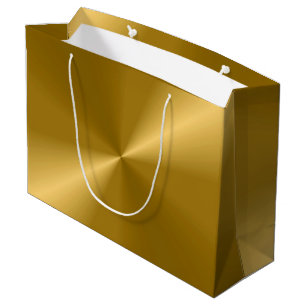 Gold Print Gift Bag