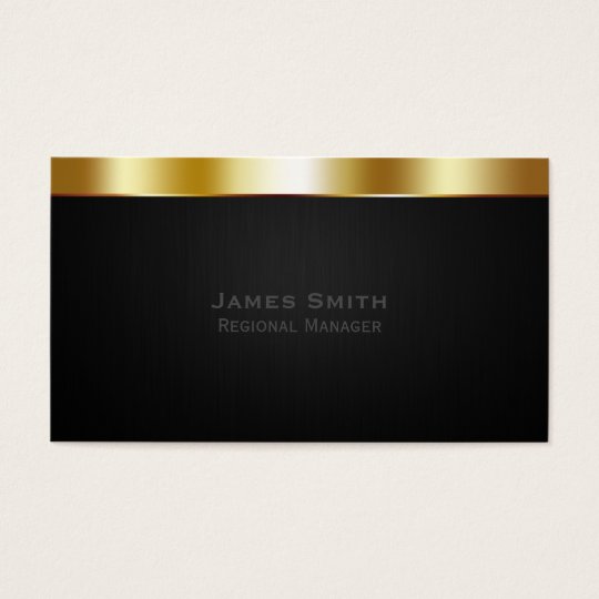 Gold Professional Business Card