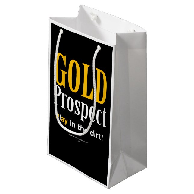 Gold Prospect Small Gift Bag (Front Angled)