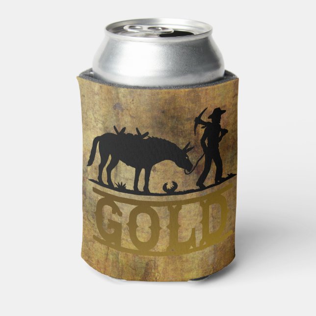 Gold Prospector Can Cooler (Can Back)