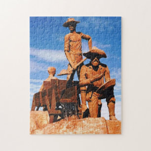 Gold Prospector Photo Designed Colour Jigsaw Puzzle