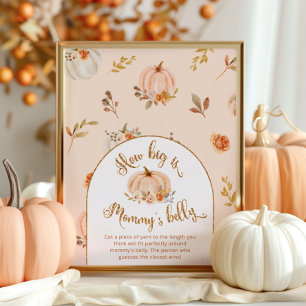 Gold pumpkin how big is mummy's belly game poster