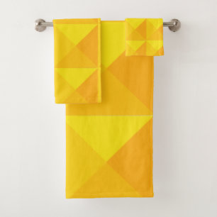 Gold Pyramids Bath Towel Set