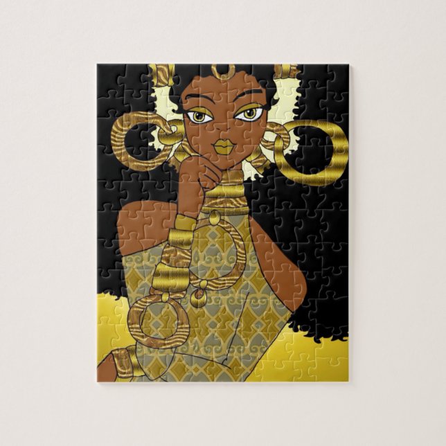 Gold Queen Jigsaw Puzzle (Vertical)