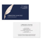 Gold Quill Pen Blue PUBLIC NOTARY SINGNING AGENT