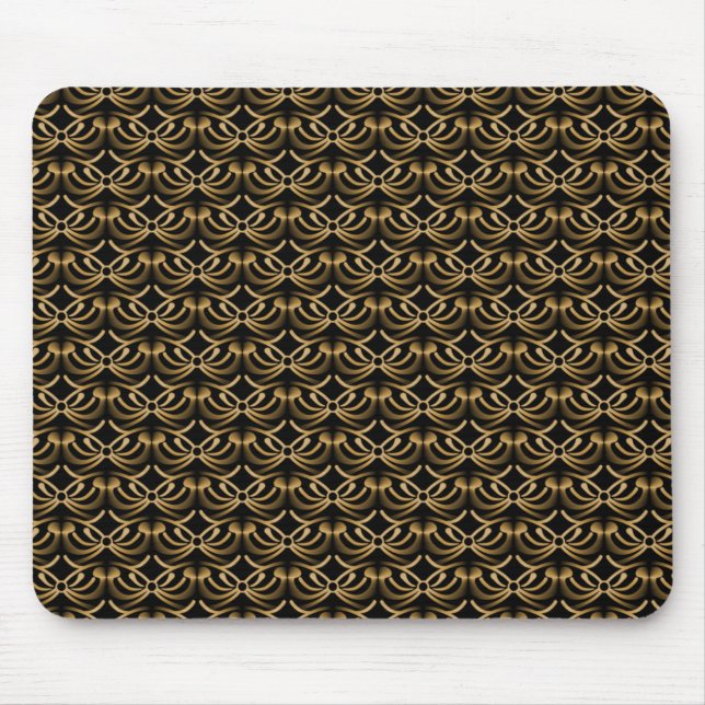 Gold Radiant Elegance Mousepad (Front)