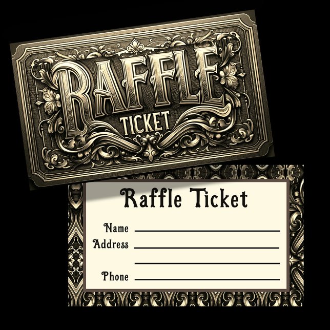 Gold Raffle Ticket (Creator Uploaded)