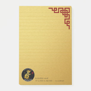 Gold Rat Papercut Chinese New Year 2020 Business P Post-it Notes