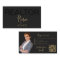 Gold Real Estate Agent Business Cards With QR Code