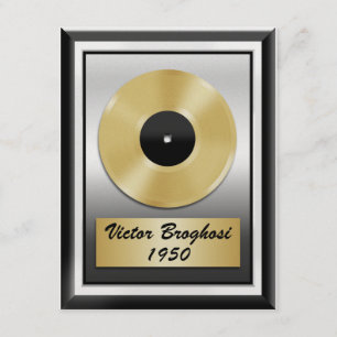 Gold Record - Party Invite - SRF